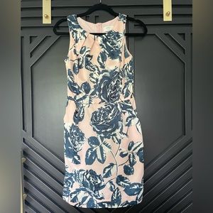 Pink floral dress